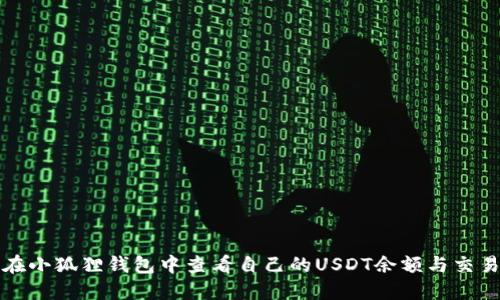 如何在小狐狸钱包中查看自己的USDT余额与交易记录