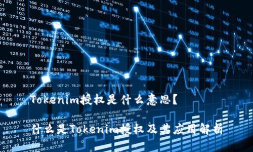 Tokenim授权是什么意思？

什么是Tokenim授权及其应用解析