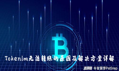 Tokenim无法转账的原因及解决方案详解